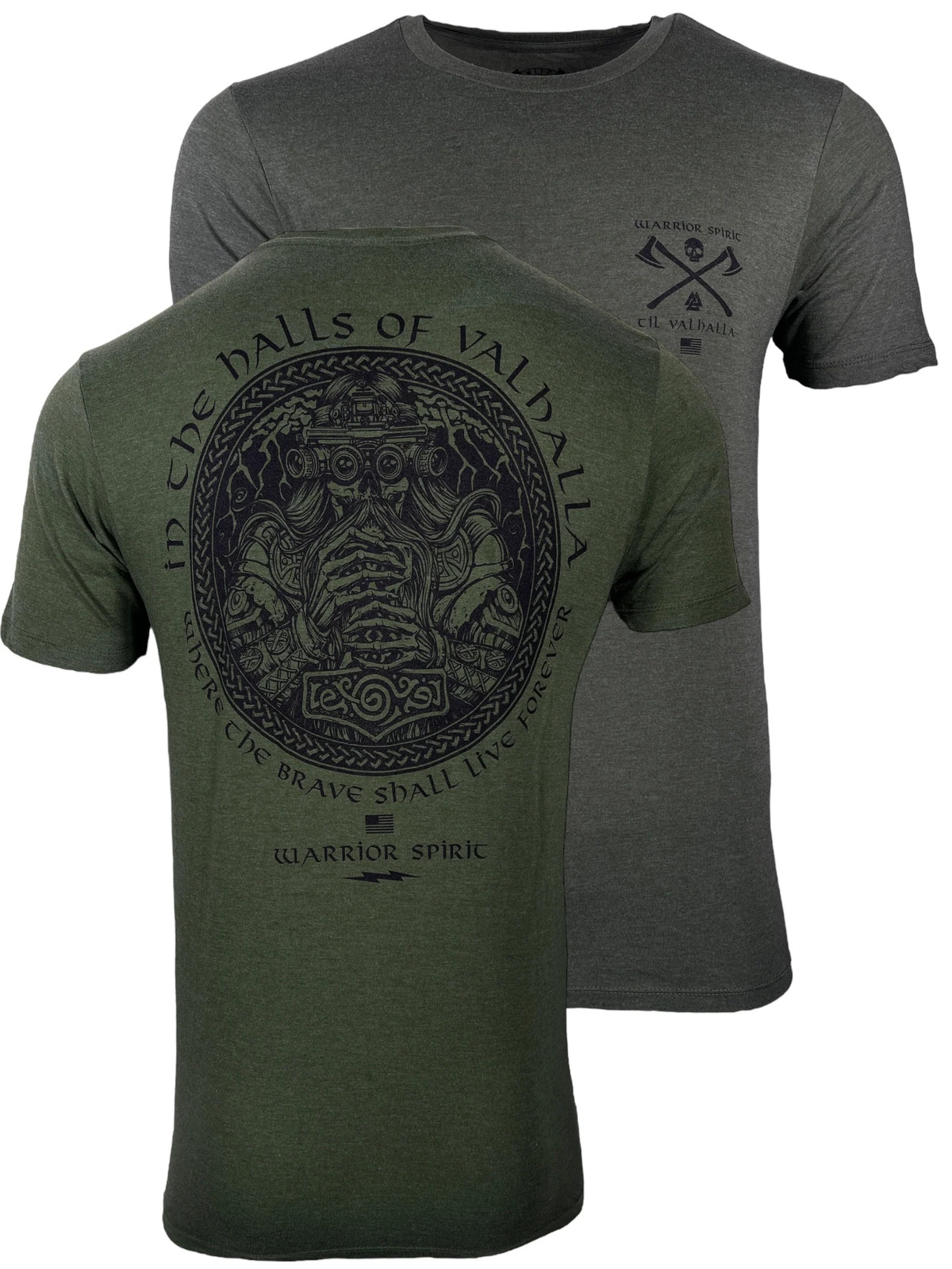 Howitzer Style Men's T-Shirt Valhalla Warrior Military Grunt MFG gallery