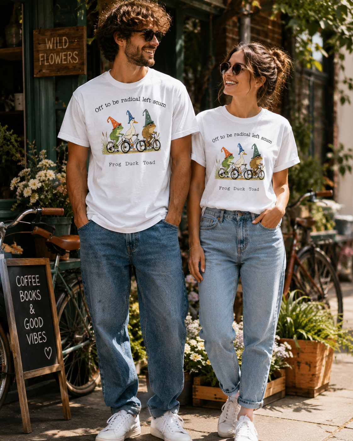 Off to Be Radical Left Scum Meme Tees gallery