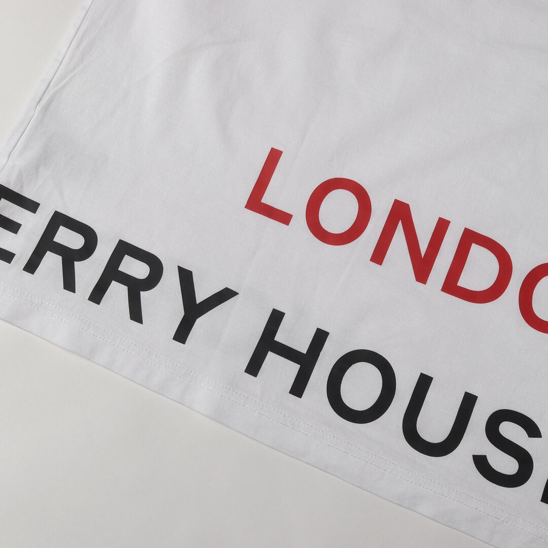 BURBERRY T-shirt White Size: L | 21SS Tissue Horseferry Multi-logo Used BEEG-0 gallery