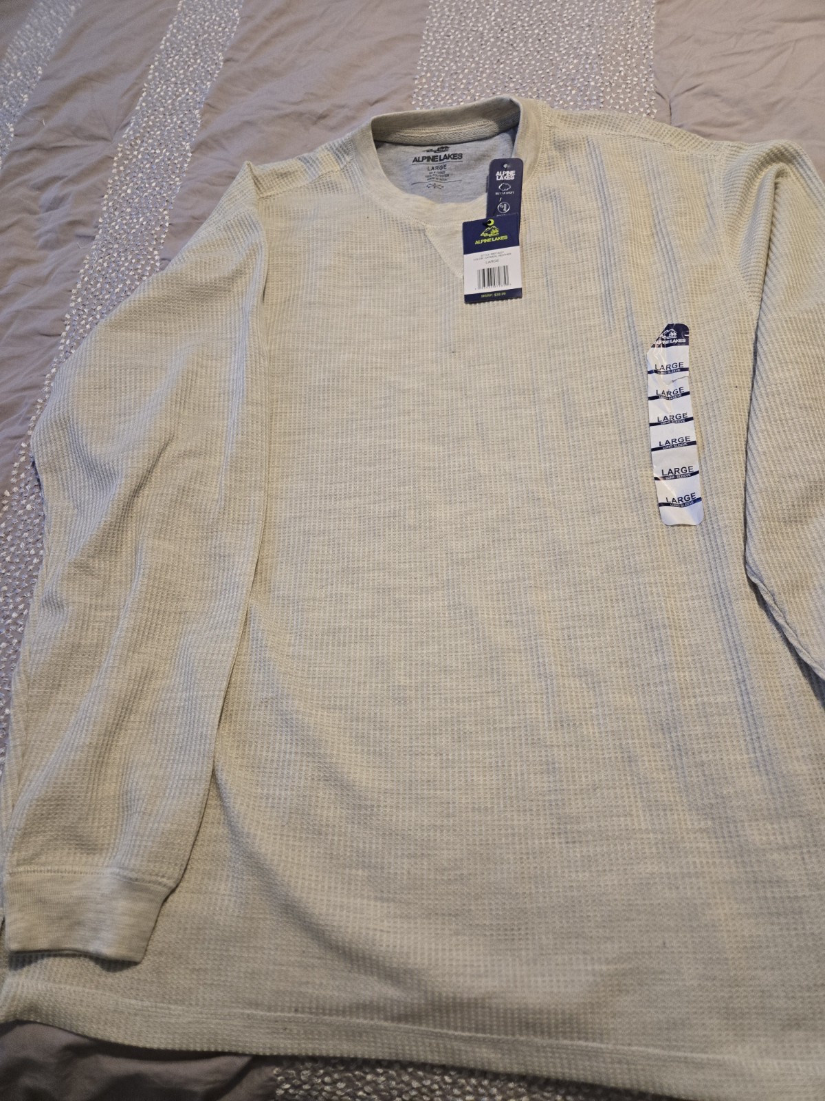 Men’s Alpine Lakes Thermal Shirt Size Large