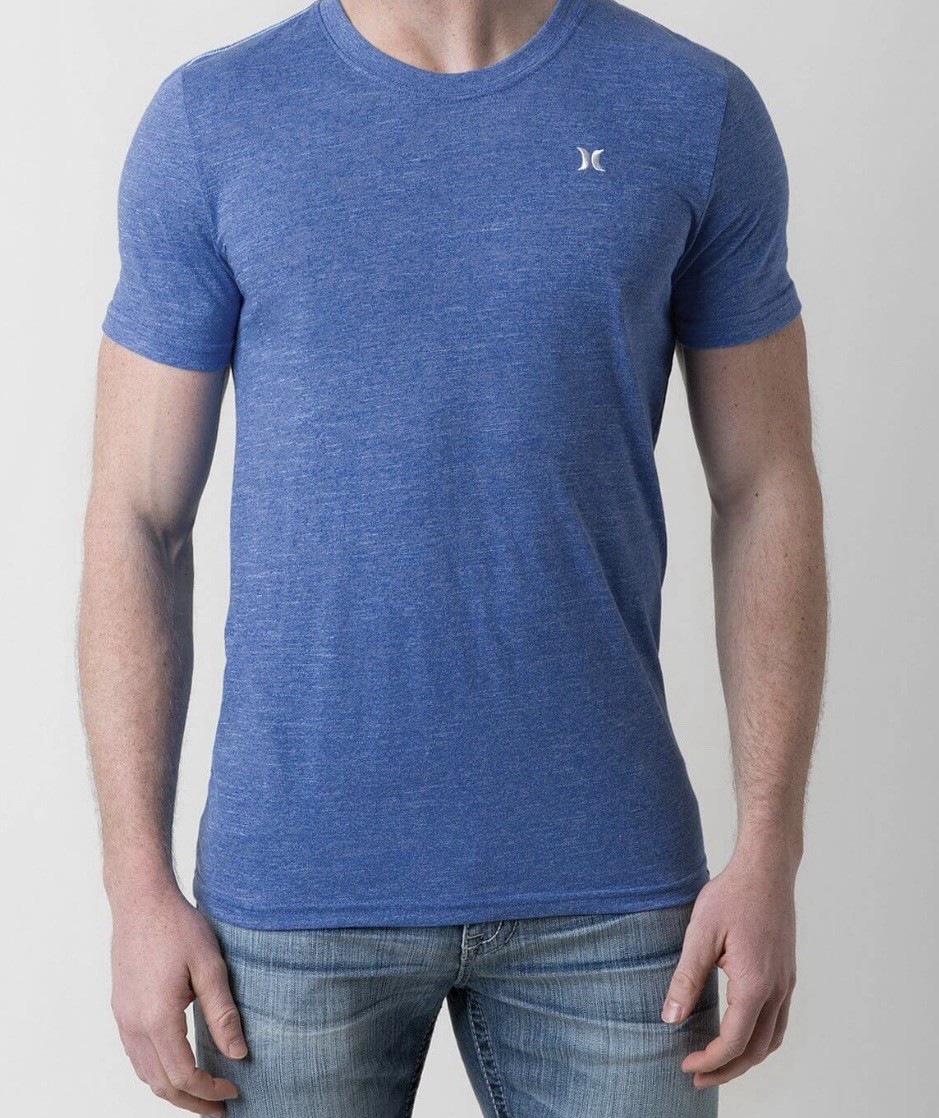 HURLEY Mens Tee| Ice Blue | Buckle Large gallery