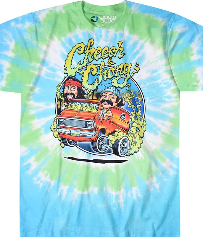 Smokin Ride Tie-Dye T-Shirt Liquid Blue gallery
