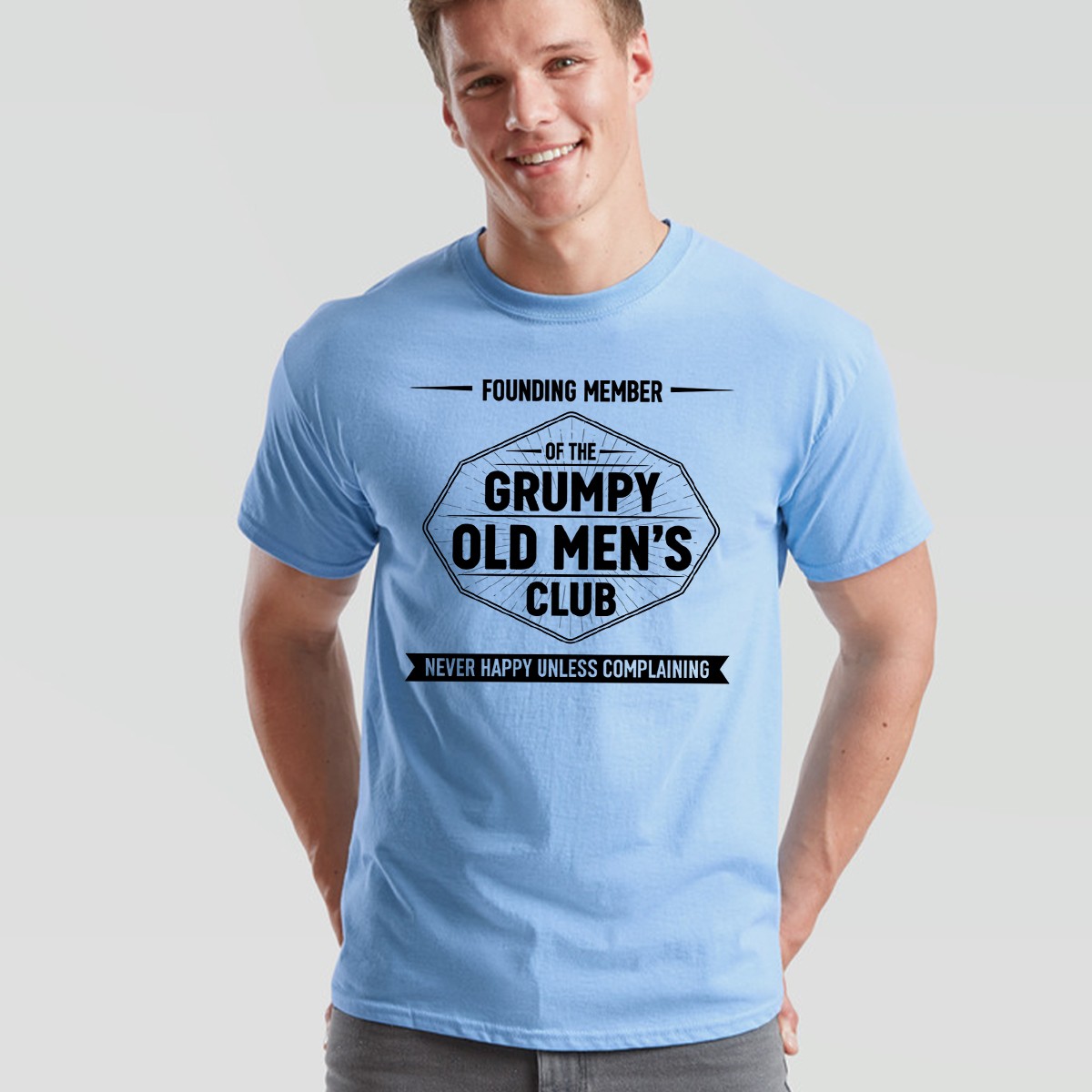 Grumpy Old Men'S Club Mens T Shirt Funny Dad Grandad Fathers Day Joke Gift Top gallery