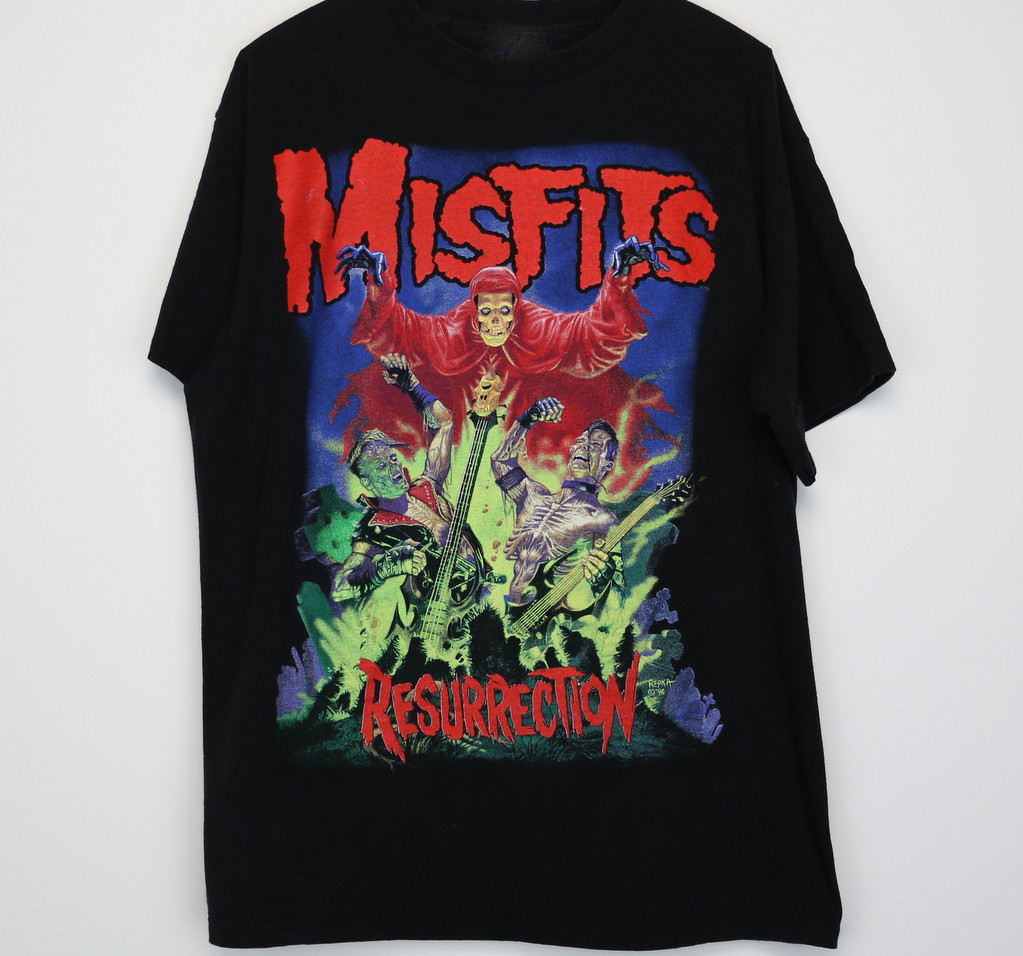 Misfits Resurrection Short Sleeve Black Men S-234XL T-Shirt XZ917 gallery