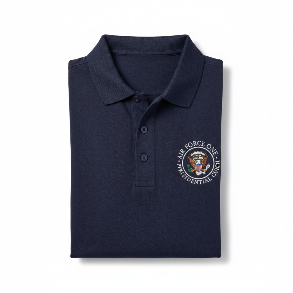 Air Force One VVIP Presidential Guest Polo Shirt Navy Blue gallery