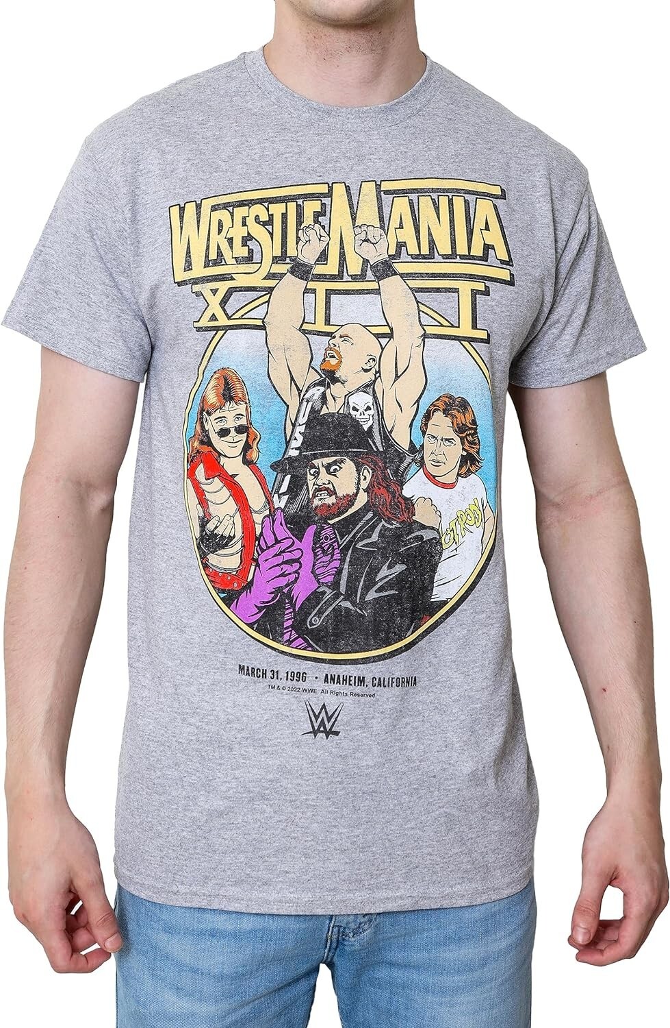 WWE Wrestlemania Retro Stone Cold Steve HBK Austin Piper Undertaker Wrestling Sm gallery
