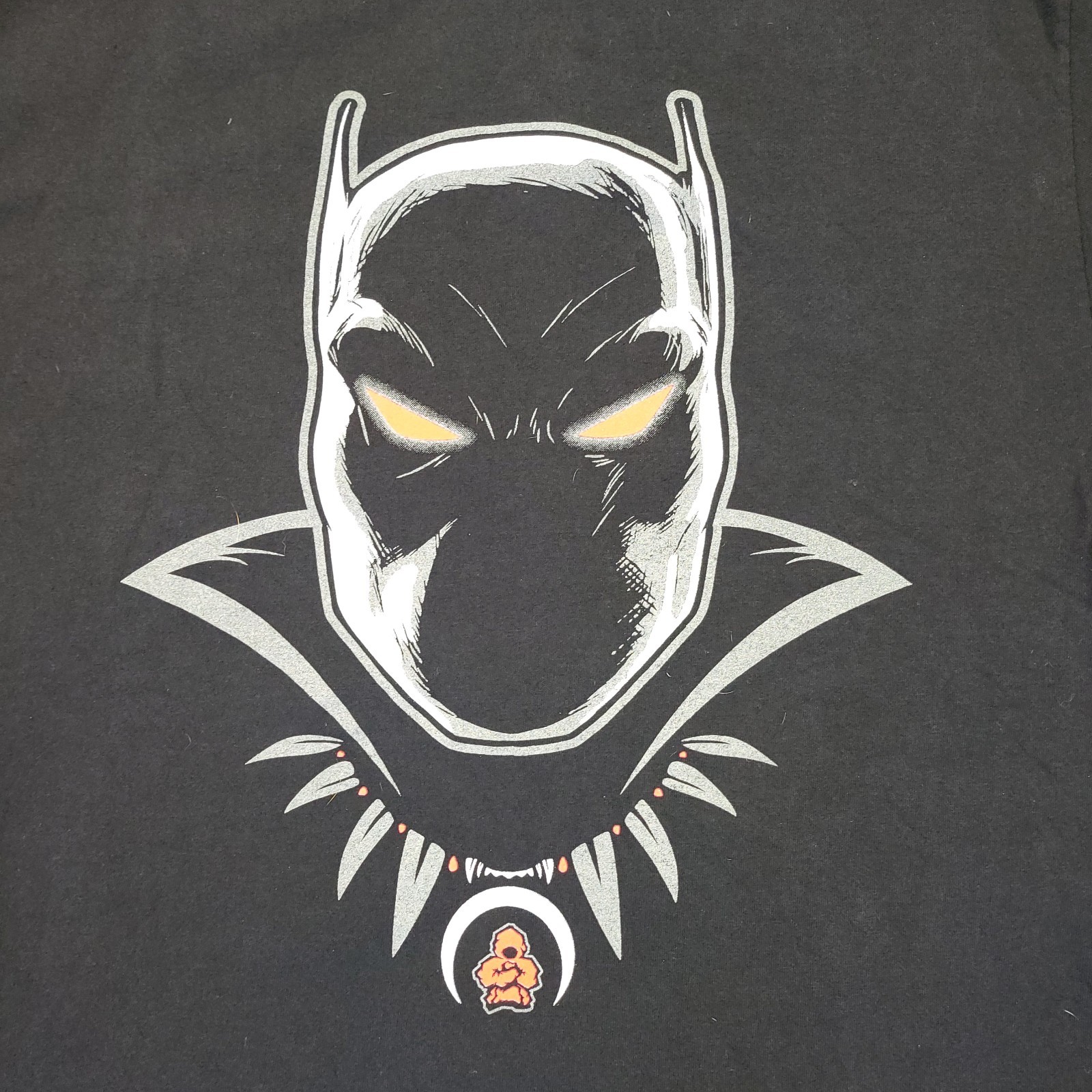 Rufnek T-Shirt Mens Large Black Panther Marvel Short Sleeve Cotton Pullover Logo gallery