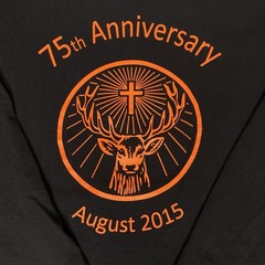 Jagermeister 75th Anniversary August 2015 Long Sleeve Black T-shirt Sz 2XL