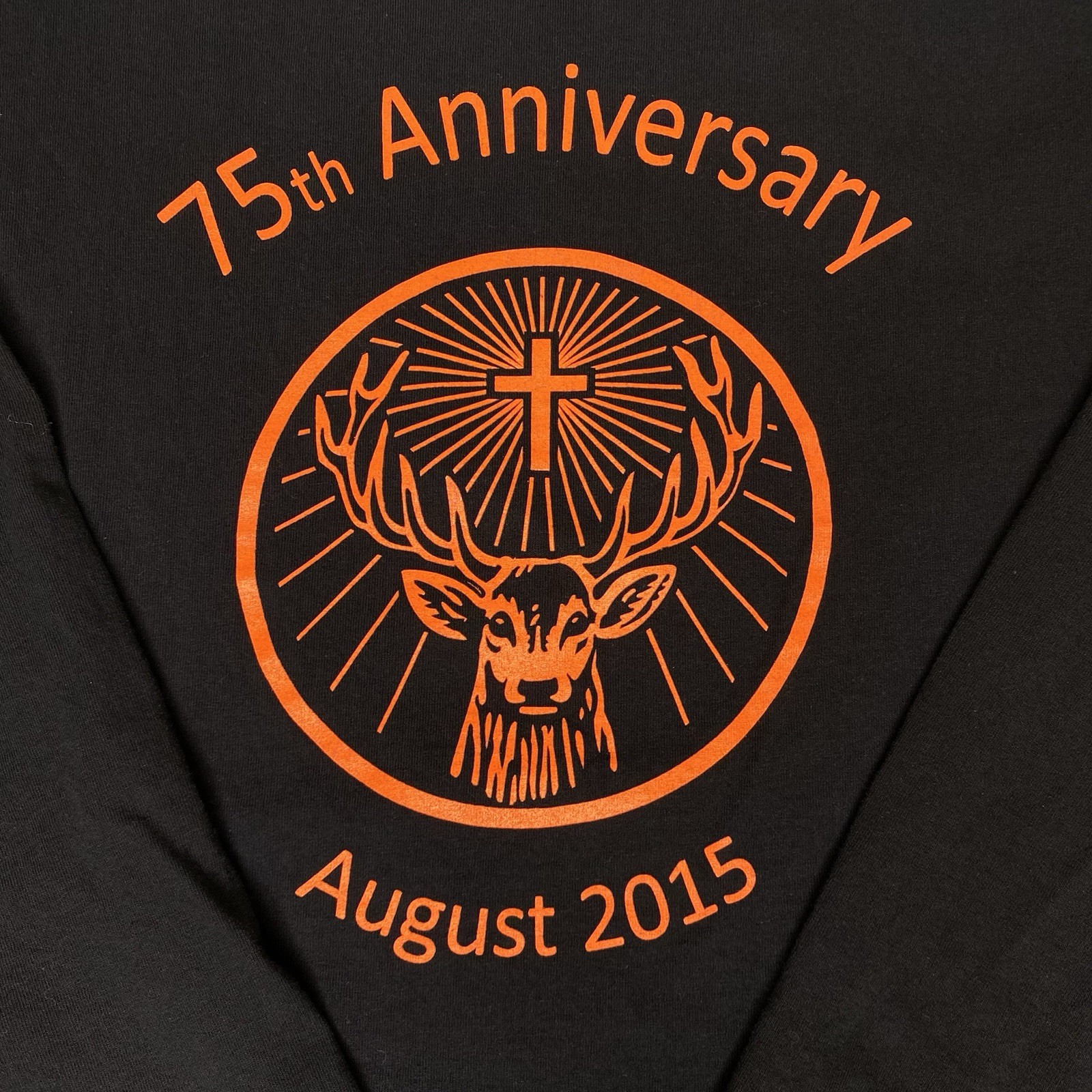 Jagermeister 75th Anniversary August 2015 Long Sleeve Black T-shirt Sz 2XL gallery