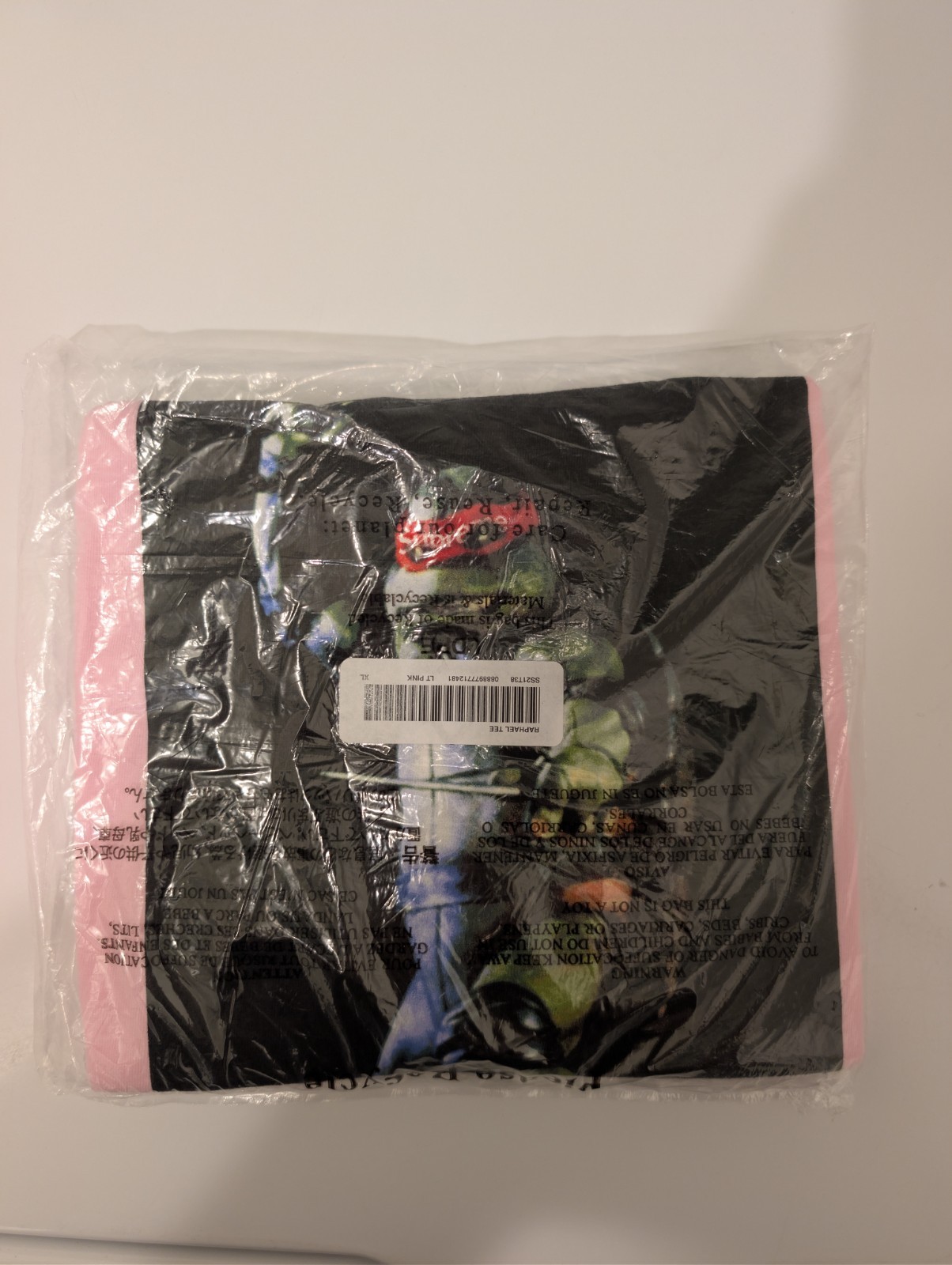 Supreme SS 2021 - Raphael Tee - Light Pink - Size XL ---- *DEAD STOCK* gallery