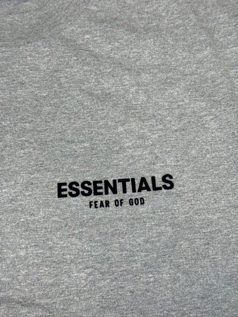 Fear of God Essentials Dark Oatmeal Gray T-Shirt SS22 100% Authentic gallery