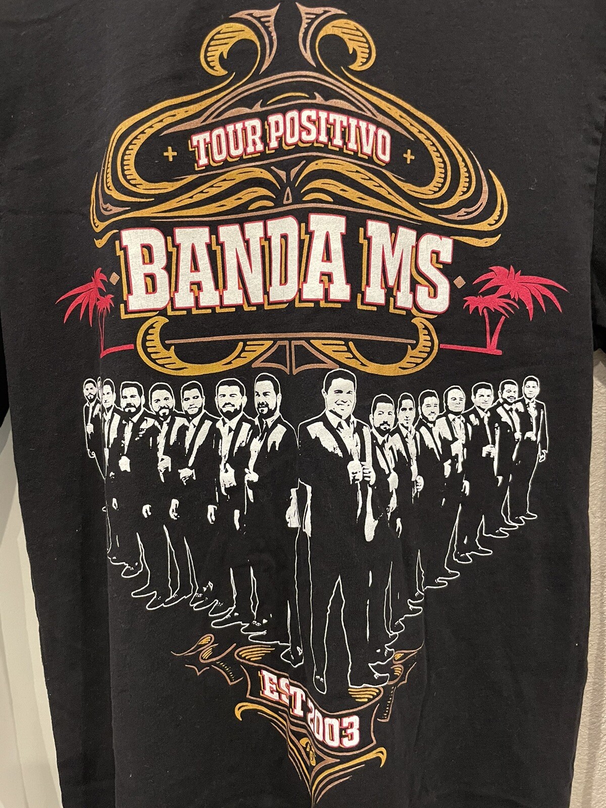 Banda MS Tour Positivo Long Sleeve Double Aidee Shirt Size Small gallery