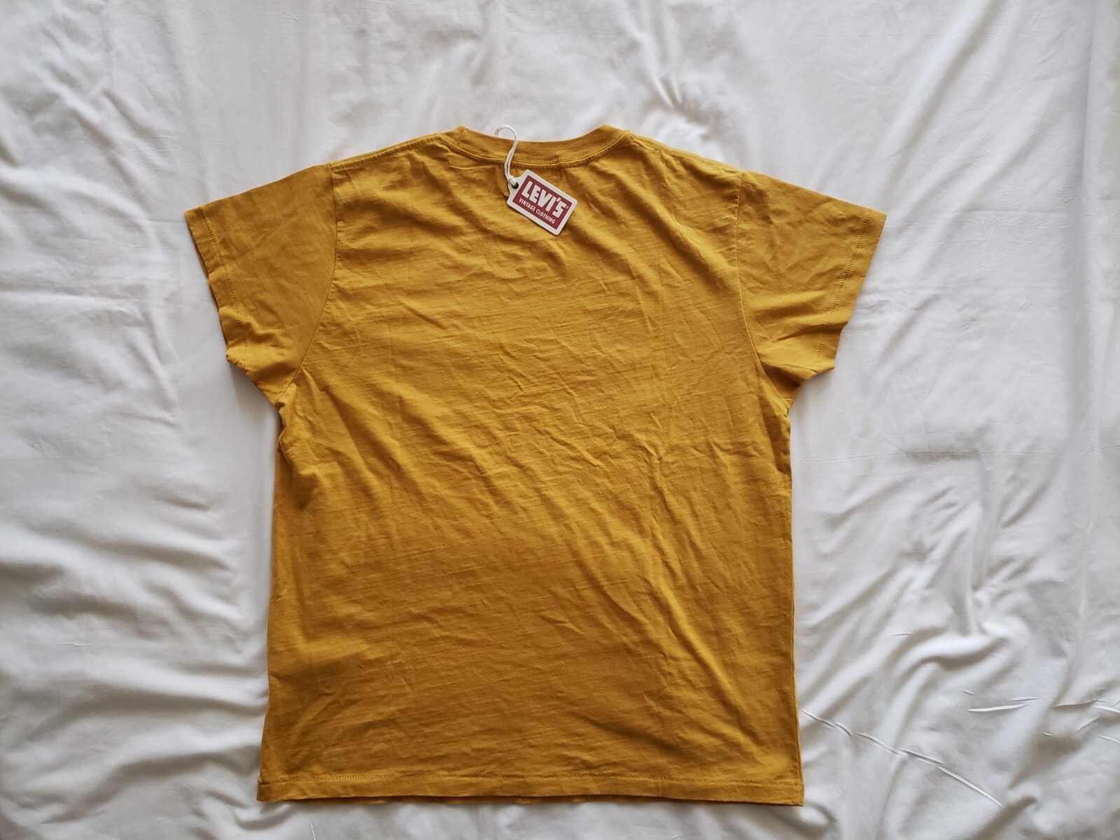 Levi's 1950s Vintage Clothing LVC Sportswear Tee Men's Harvest Gold Yellow LARGE gallery