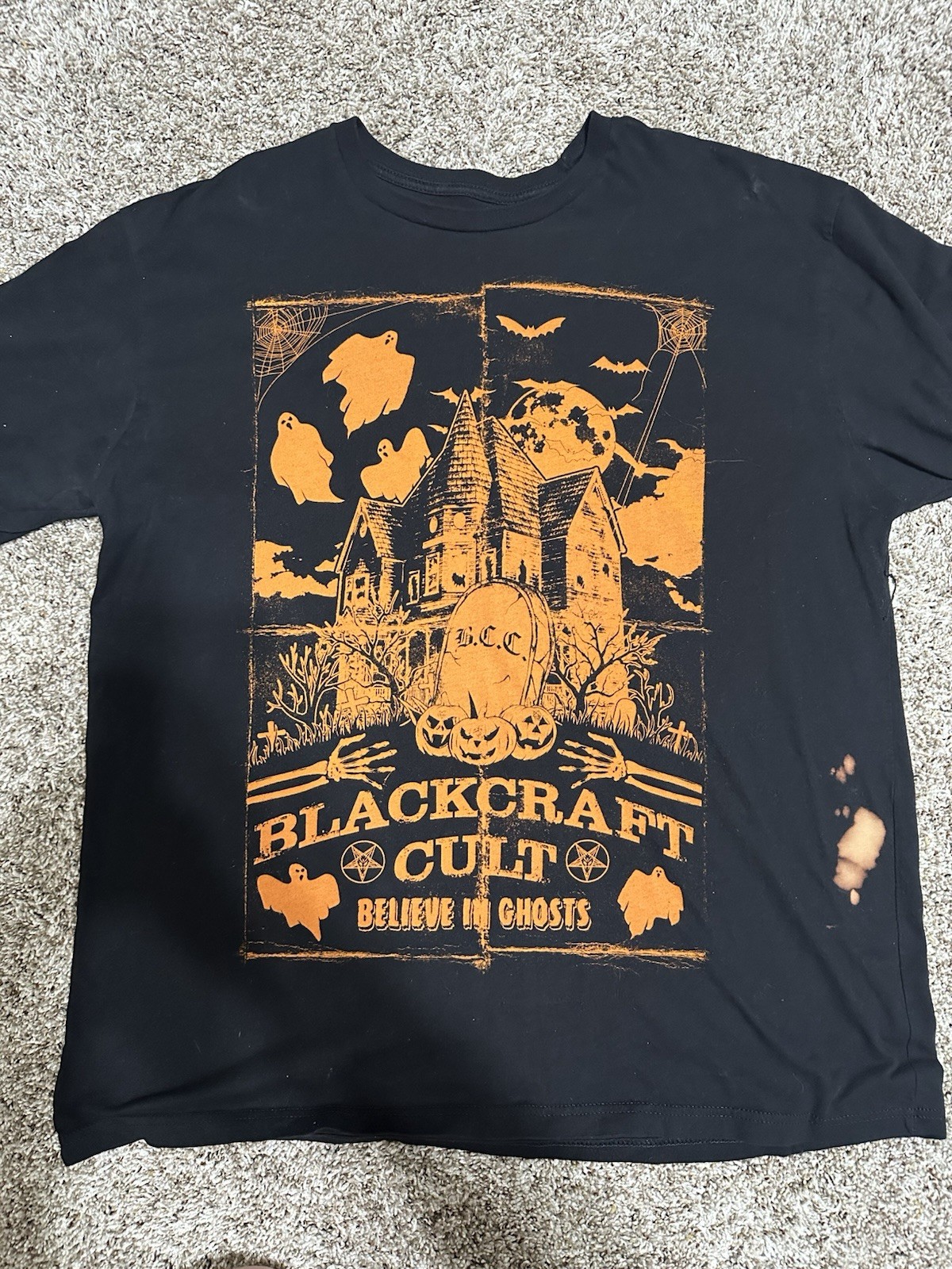 Blackcraft Cult Graphic Tee T-Shirt Large: Believe In Ghosts Halloween gallery