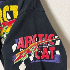 【Preferred】90s 1995 ARCTIC CAT Snowmobile Racing USA製 スノーモービル レーシングTシャツS-5781