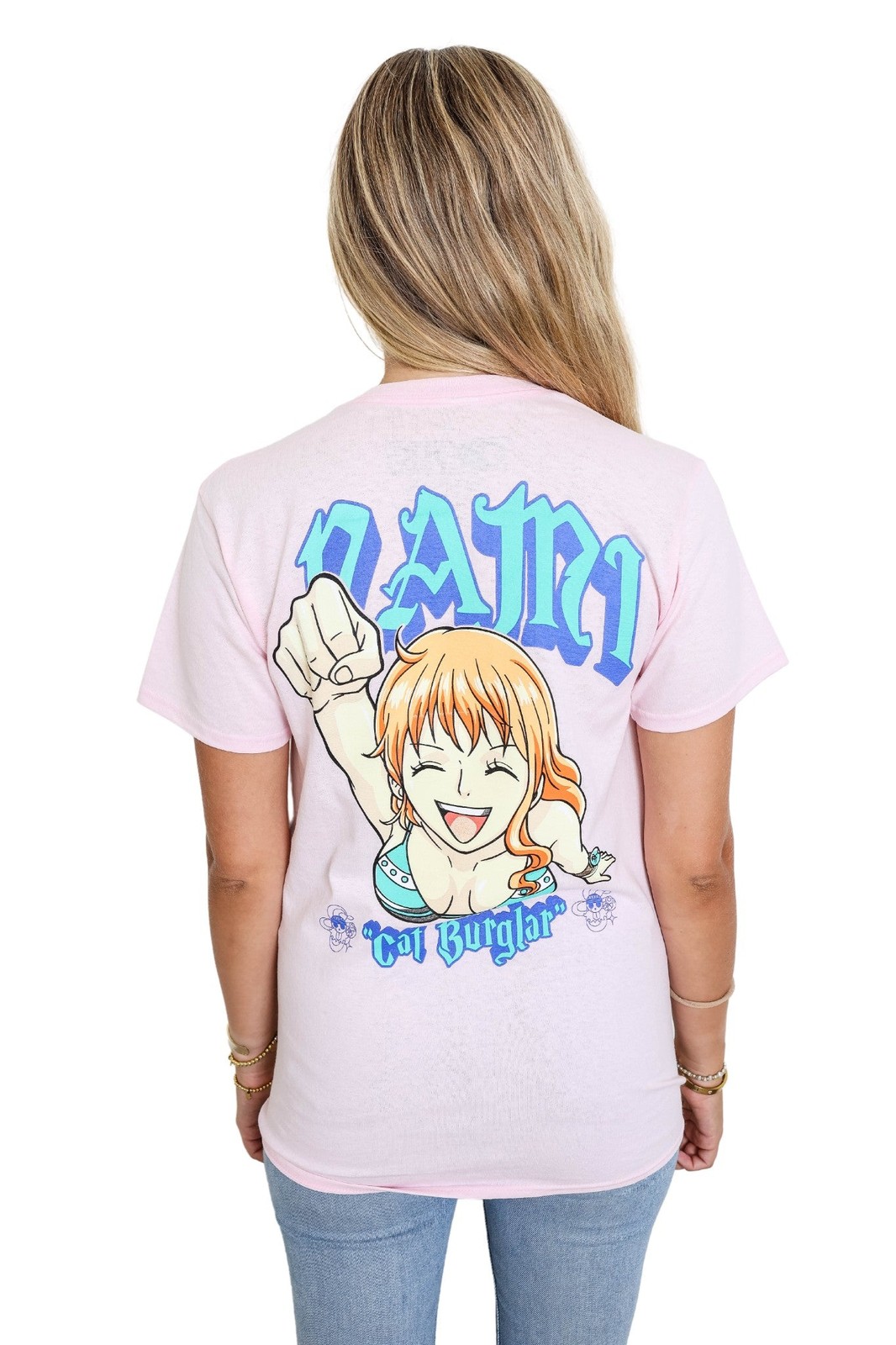 One Piece Nami Cat Burglar With Back Print Officially Licensed Adult T-Shirt gallery