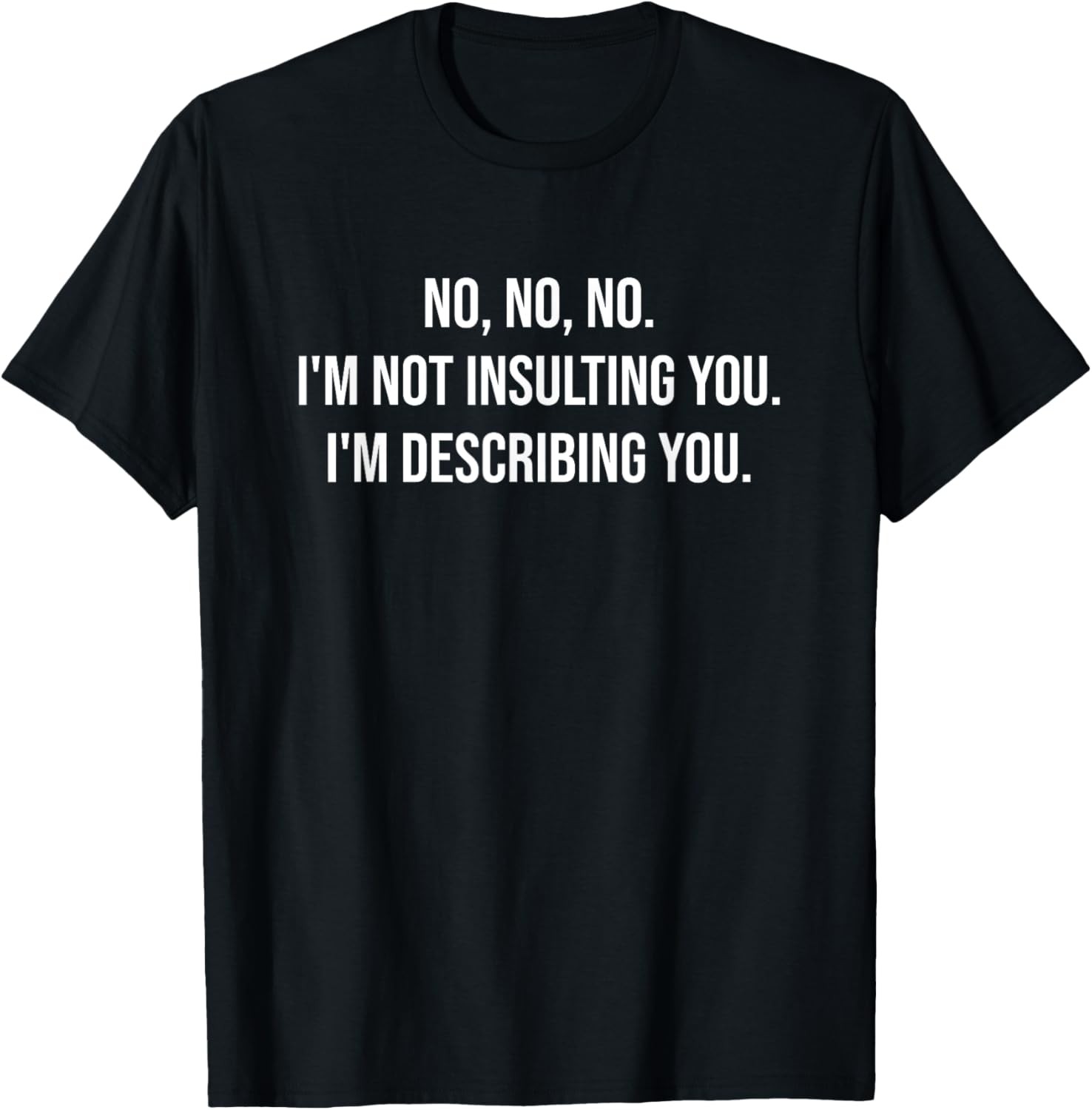 Funny Saying I'm Not Insulting You Men Women Teens Humor T-Shirt gallery