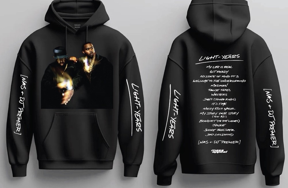 Nas X DJ Premier “Light Years” T Shirt, Hoodie Collection S-5XL 2025