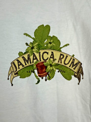Size XL – St Johns Bay Jamaica Rum Graphic T-Shirt White