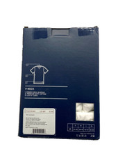 NIB LEVI’S Small 4 Pack V Neck T-Shirts White Premium Soft Cotton