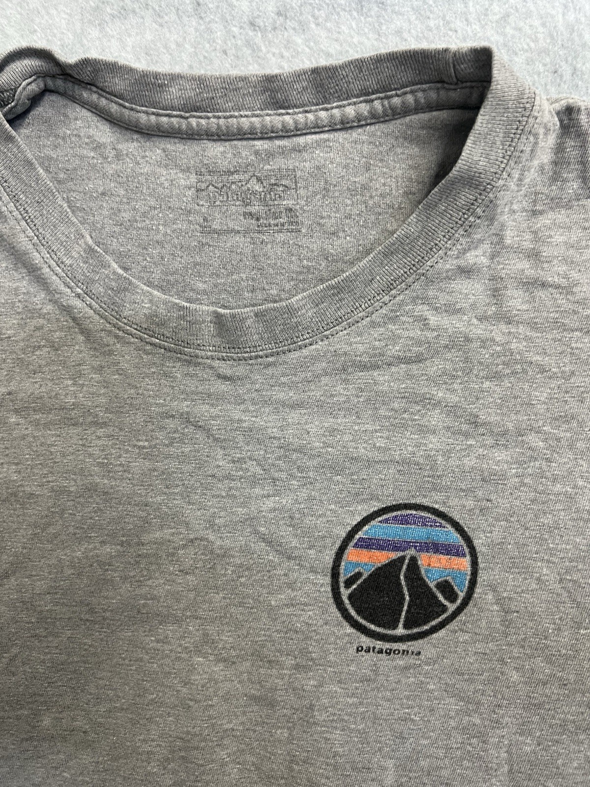 Patagonia Live Simply Mens T Shirt Mens L Organic Cotton USA Short Sleeve 136 gallery