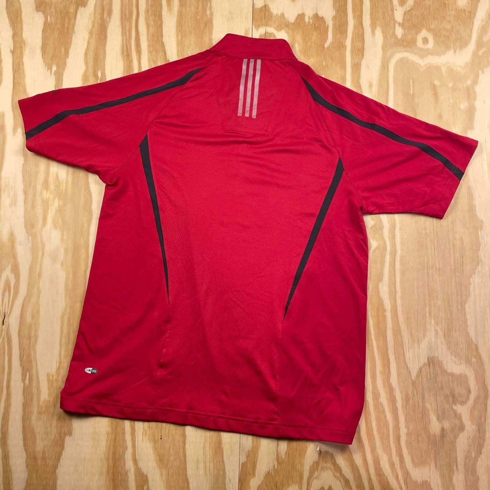 Adidas 1/4 Zip Windbreaker Pullover – Red – Men’s L – BNWT – Climaproof gallery