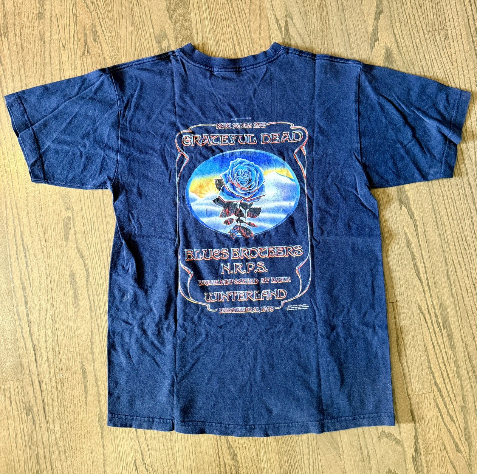 Grateful Dead T Shirt Vintage 1978 Blues Brothers Winterland Mouse/Kelley L NYE gallery
