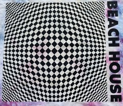 Beach House Band 7 Op Art Maison De Plage Tie-Dyed Band Tee, Men’s XL, Dream Pop