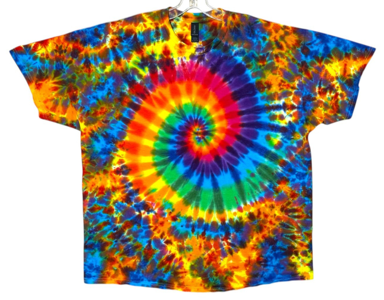 Tie Dye Shirt | Pinwheel Spiral Blotter | Handmade | Unisex | Tall | Women's gallery