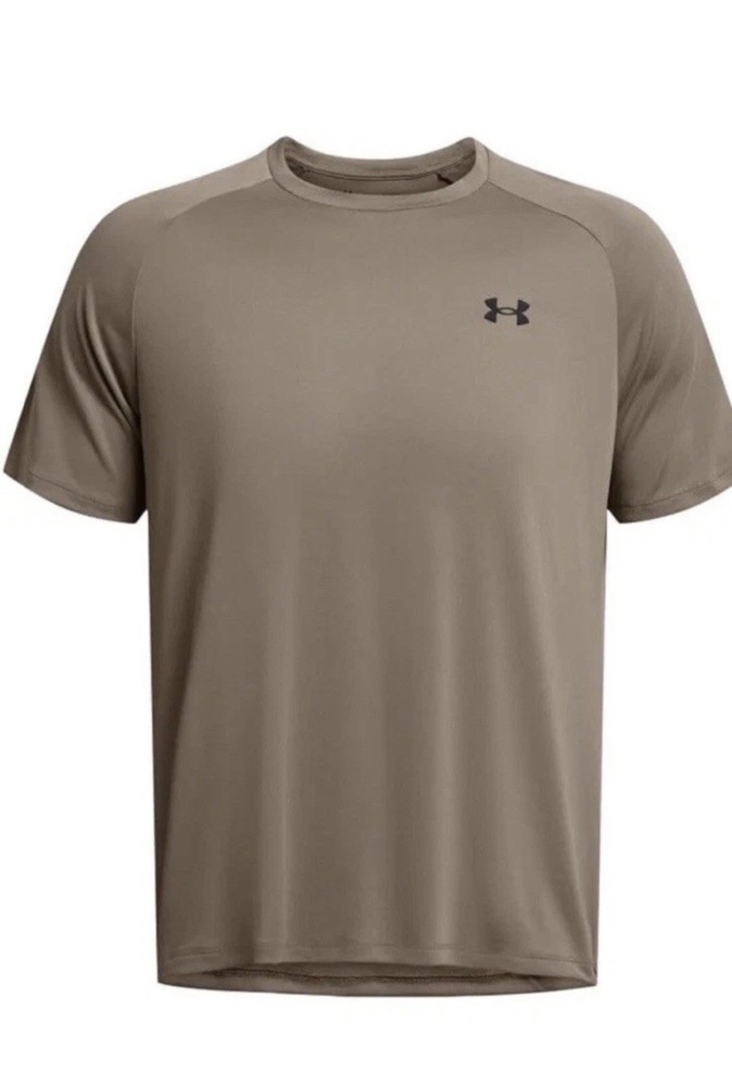NWT Under Armour Men’s Tech 2.0 Short Sleeve Taupe T-Shirt Size XSmall