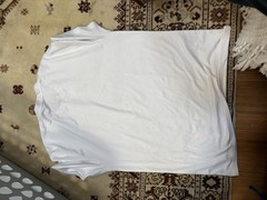 Reebok White Solid Crew Neck Short Sleeve T-Shirt Logo Accent Size S Teens