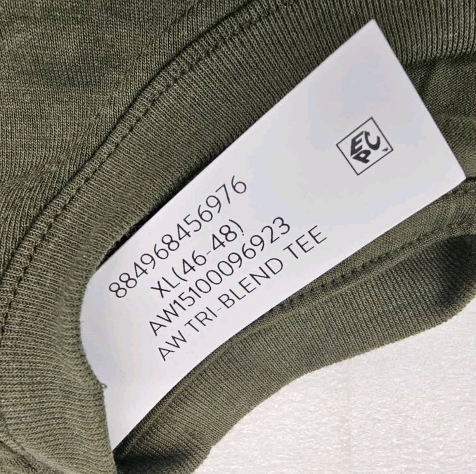 Athletic Works Men's Green Cotton Crewneck T-Shirt - Size XL (46-48) - Brand New gallery