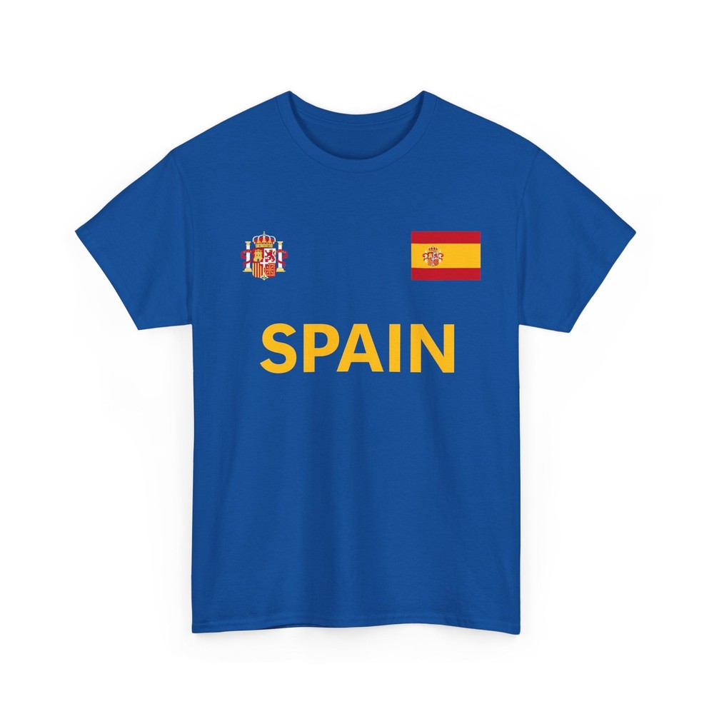 Spain Flag Shirt, Spanish Soccer Supporters Women Men Pride Shirt