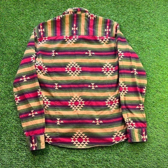 Levi's multicoloured Aztec button up shirt Size XL gallery