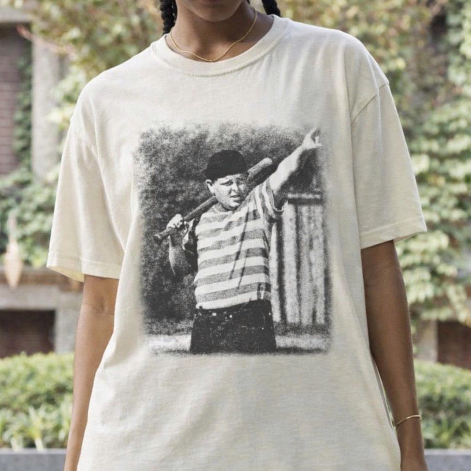 Youth and Adult Vintage The Sandlot Bas3ball T-shirt, Crew Neck T-Shirt, Pull On gallery