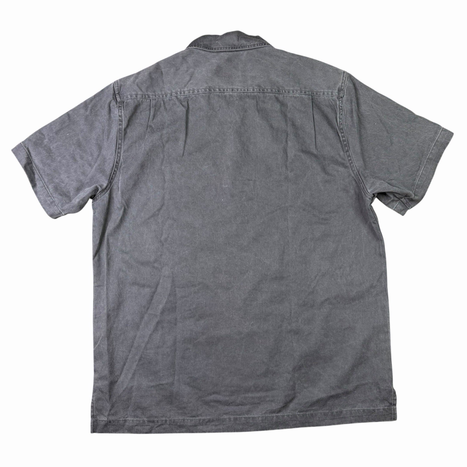 SS16 Supreme Twill Half Zip Short Sleeve Faded Black Polo Shirt Adult Sz Medium gallery