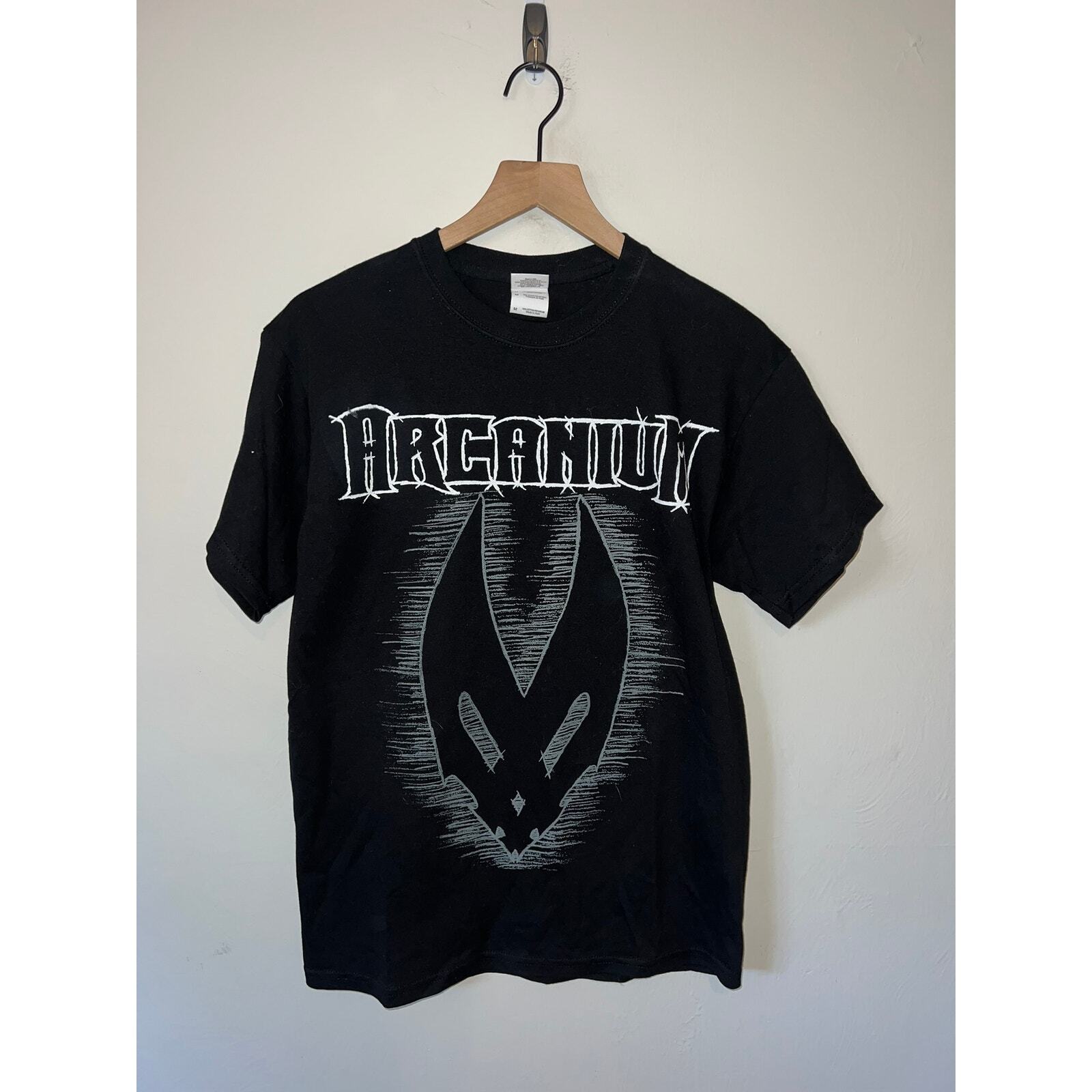 2009 Arcanium US Tour Concert Black Graphic Shirt Tee 2000s M Medium gallery
