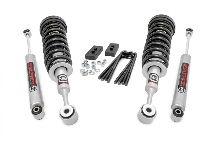 Rough Country 2.5″ Lift Kit with N3 Struts and Shocks fits 04-08 Ford F150 4WD