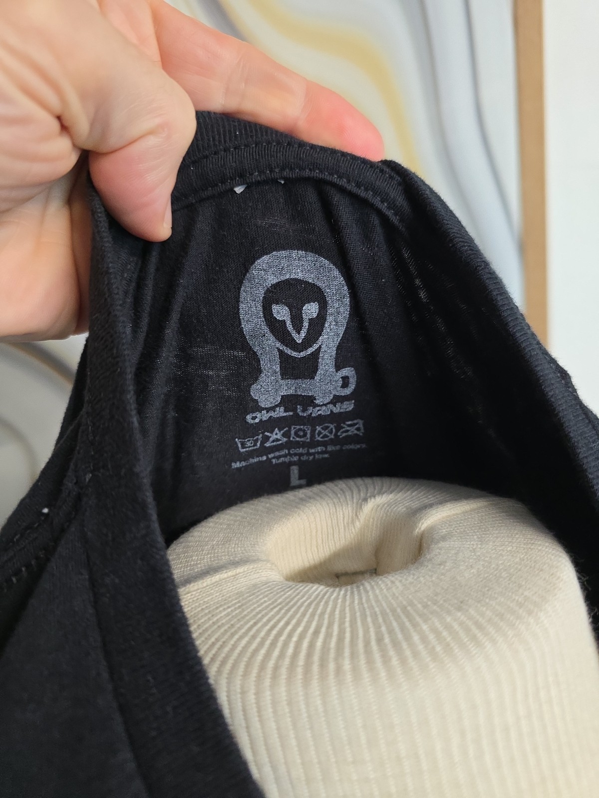 Owl Vans T Shirt Mens L Black. Very Soft Tee gallery
