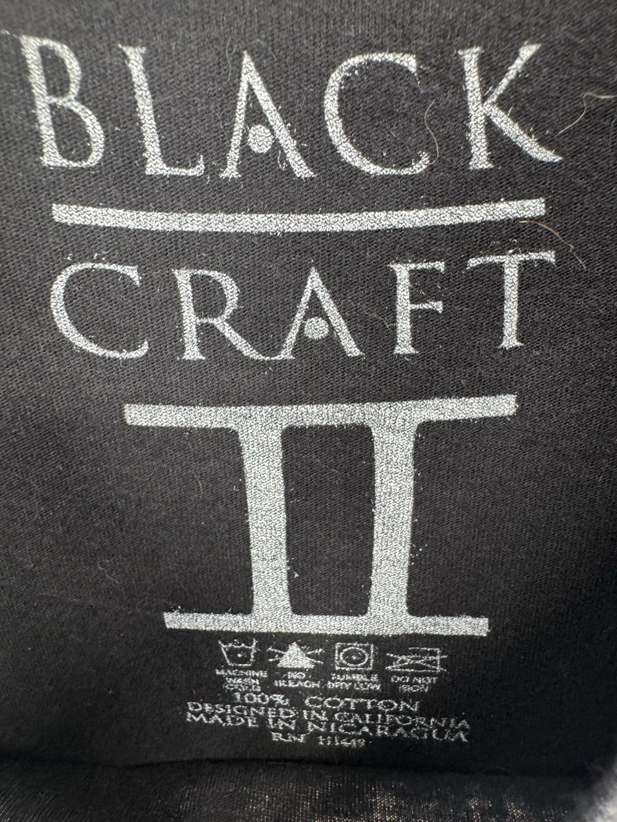 Blackcraft Cult T-shirt "Death's Awakening" Goth Emo Black SZ Unknown gallery