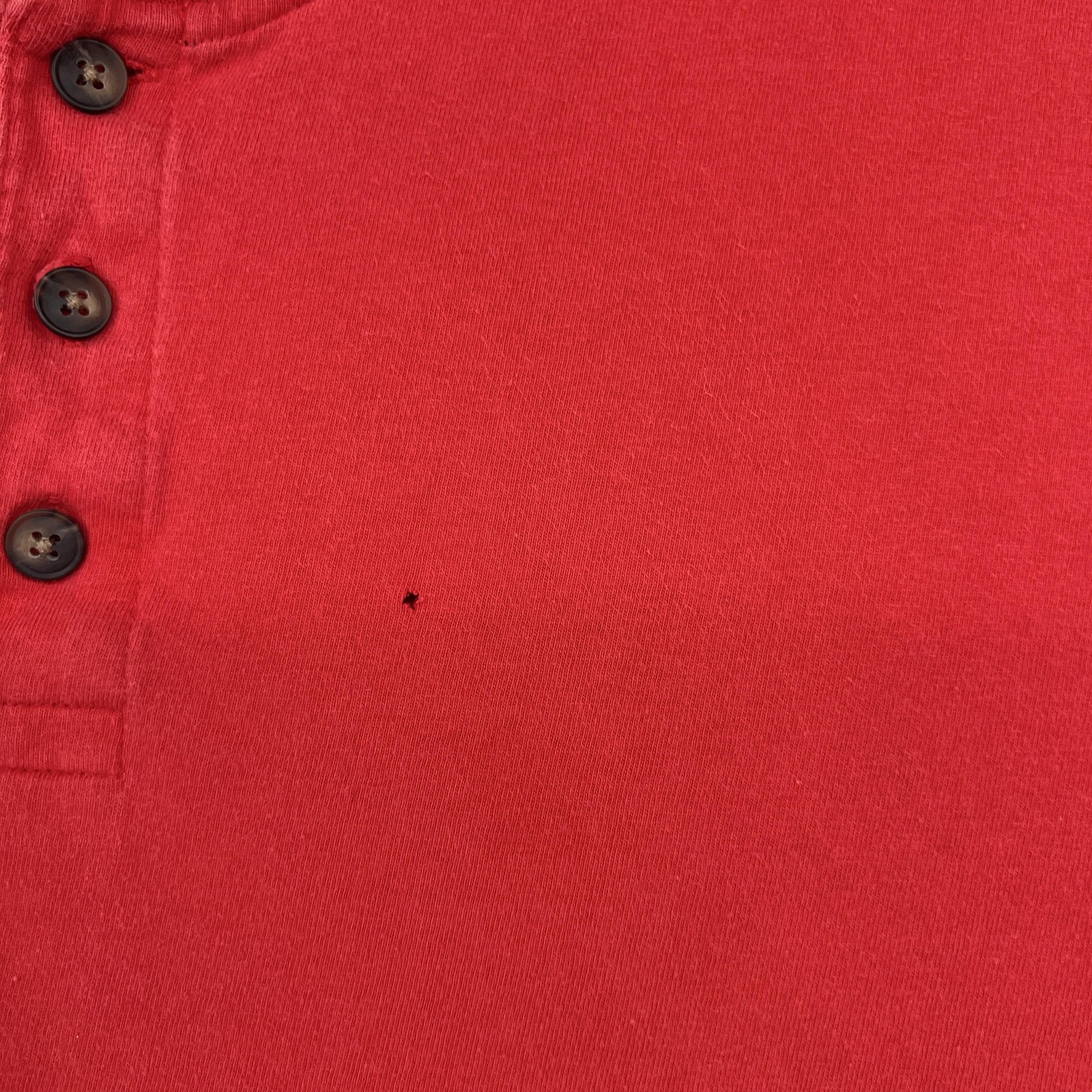 Duluth Trading 40 Grit Shirt Mens XL Red Henley Short Sleeve Cotton Standard Fit gallery