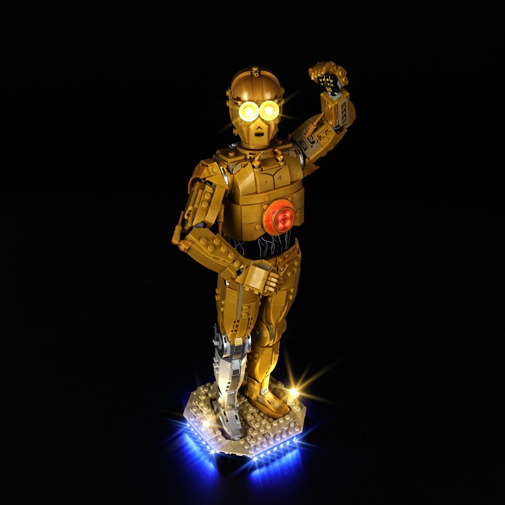 LED Light Kit for C-3PO - Compatible with LEGO® 75398
