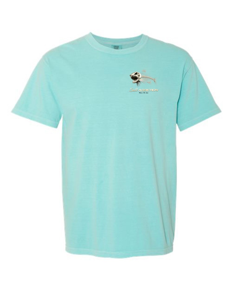 Salt Addiction Saltwater Bonefish Flats Fishing Short Sleeve T Shirt Ocean gallery