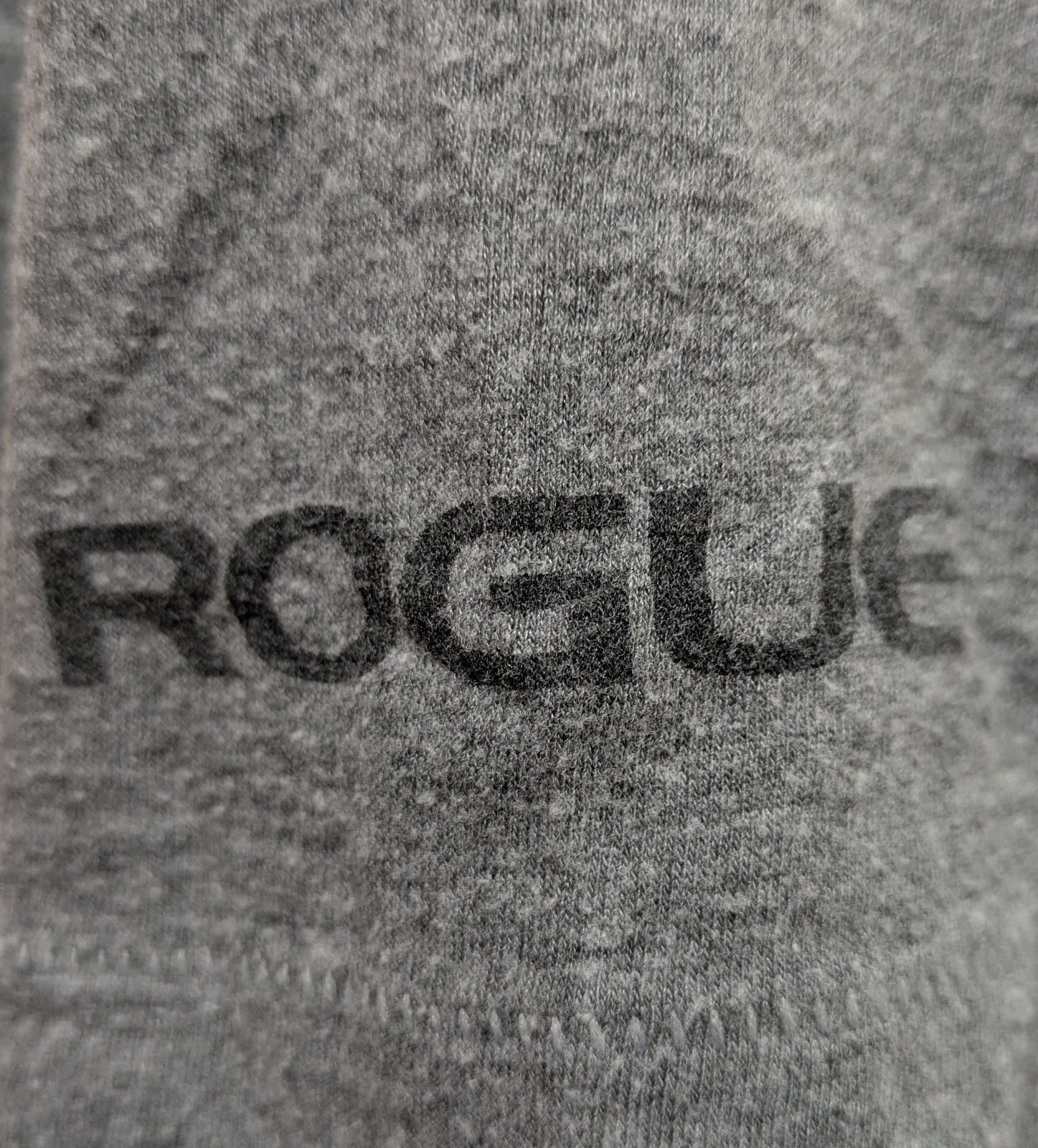 Rogue Fitness Powerlifting Men's L Gray Short Sleeve T-Shirt 50 Poly 50 Cotton gallery