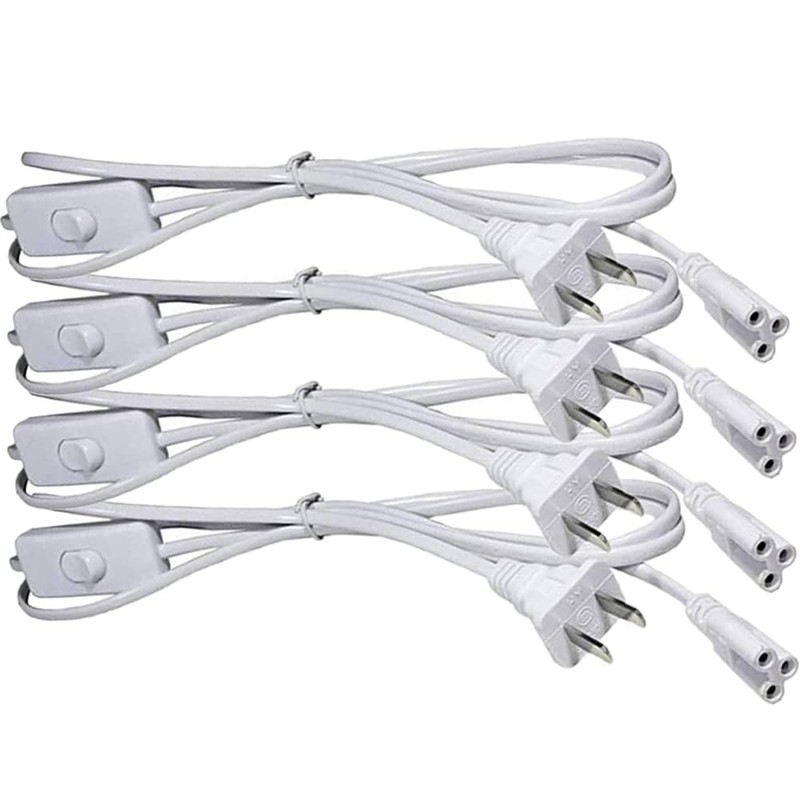 T5 T8 LED Tube Power Extension Cable with On/Off Switch,Led T5/T8 Light Tube Int