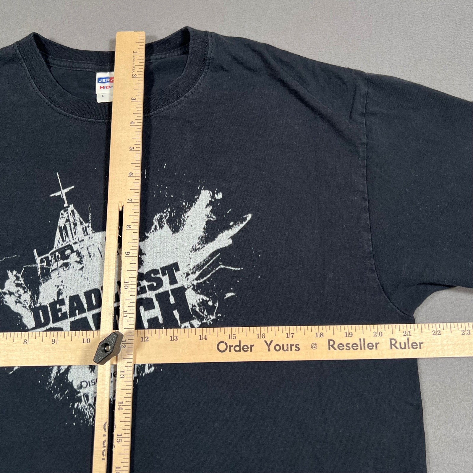 Deadliest Catch Discovery Channel T-Shirt Mens Size L Graphic Tee Jerzees gallery
