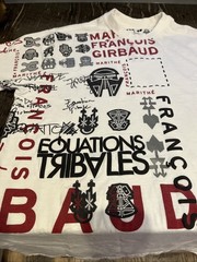Marithe Francois Girbaud Y2K Tee Shirt Mens Graphic Equations Paris France Large