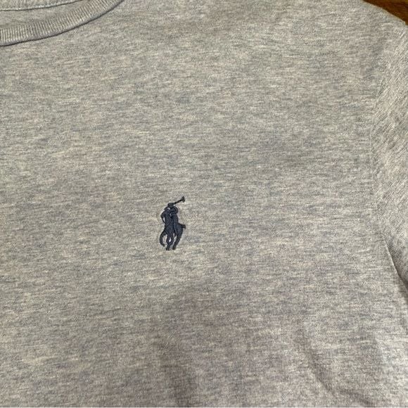 POLO RALPH LAUREN T-SHIRT HEATHER BLUE MENS XL gallery