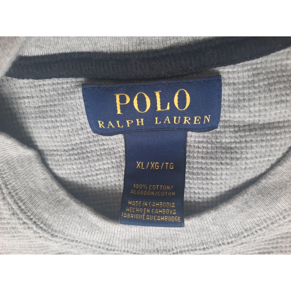 Polo Ralph Lauren Men's XL Knit Herringbone Embroider Logo T-Shirt Short Sleeve gallery