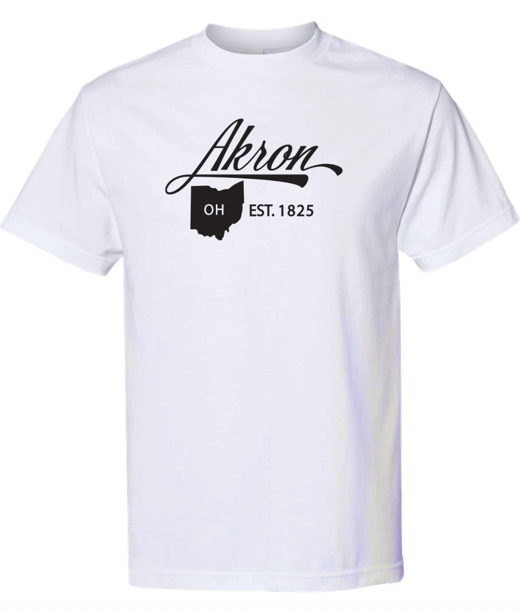 Akron Ohio State T-Shirt Short Sleeve Graphic Tees Unisex Apparel gallery